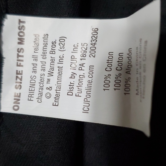 FRIENDS CENTRAL PERK APRON HALLOWEEN COSTUME ONE SIZE FITS MOST - Picture 5 of 5